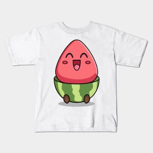 Watermelon Tropical Fruit Kids T-Shirt